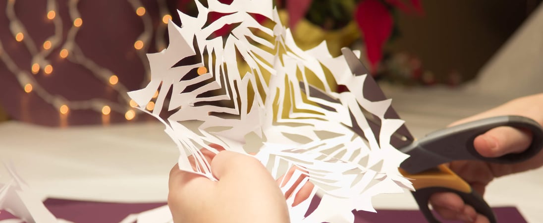 Make Cut-Out Snowflakes Day