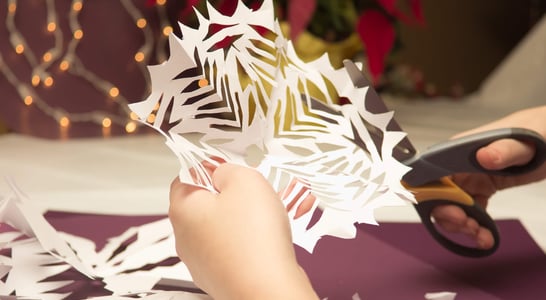 Make Cut-Out Snowflakes Day