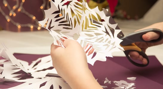 Make Cut-Out Snowflakes Day