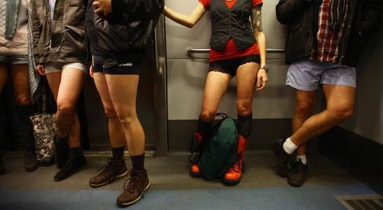 No Pants Subway Ride