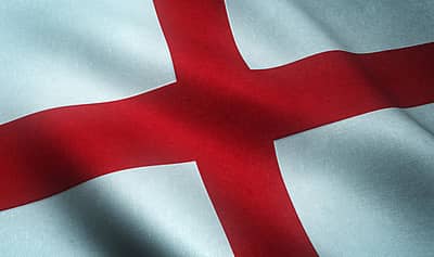 Closeup Shot Of The Waving Flag Of England With In 2022 12 31 05 17 45 Utc 