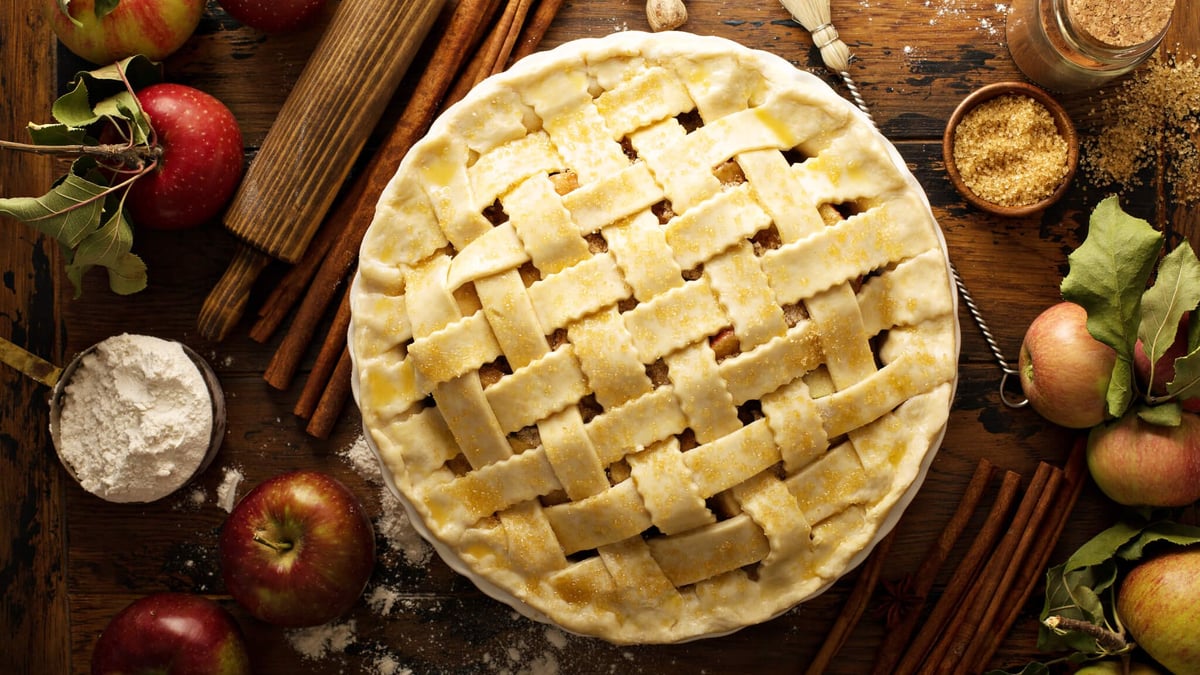 Great American Pie Month February 2025 Days Of The Year   Homemade Apple Pie Ready To Be Baked 2023 04 03 21 29 15 Utc 